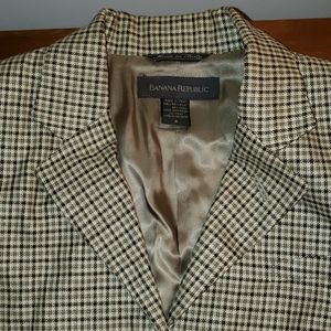 Banana Republic: plaid jacket